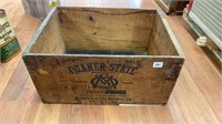 Quaker State Wooden Box