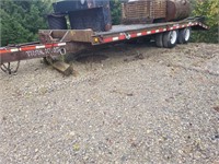 Trail King Trailer with beavertail & ramps 8x24’