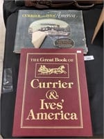 Pair of Currier & Ives America Hardcover Books.