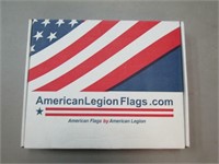 58"x34" Polyester Canvas & American Flag
