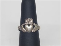 .925 Sterling Silver Claddagh Ring