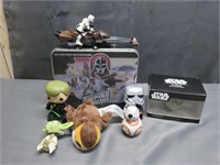 Star Wars Figure Toy Lunchbox Planter Lot