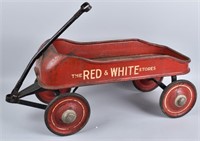 RED & WHITE STORES ADVERTISING CHILDS WAGON