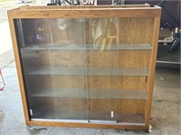 (2) Showcase Cabinets 51" x 10” x 47.5” (Wood a