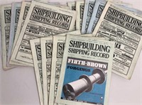 Shipbuilding and Shipping Record Magazines 1916-18