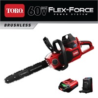 TORO Flex-Force 16in. 60V Max Chainsaw + Charger