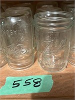 38 - Ball Wide Mouth Pint Jars (couple Mason)