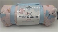 Comfort Bay Kids 5lb Weighted Blanket BUTTERFLIES