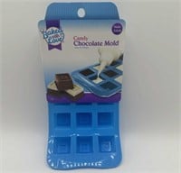 Baked With Love Square Candy Chocolate Mold 1ct