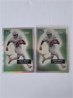 2023 Bowman U Chrome Xavier Worthy 2 Cards