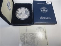2001-W American Silver Eagle, proof