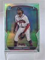 2023 Bowman Chrome Draft Tavarez Lunar Glow Refr