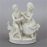 Capodimonte Boy & Girl Victorian Couple Figurine