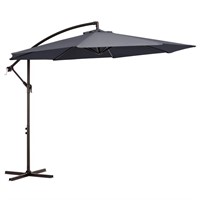 N4858  Serwall 10' Patio Hanging Offset Umbrella