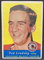 1957 Topps #21 Ted Lindsay Hockey Card
