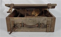 Antique Wood & Metal Crate