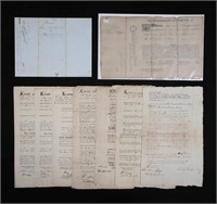 Lot of 18th & 19th Century Documents