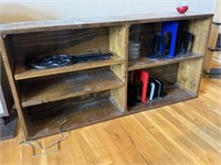 Wooden Shelf And Supplies