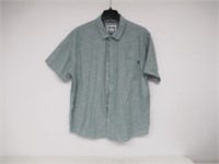 Hurley Men's XXL Short Sleeve Button Up Shirt,