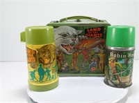 VINTAGE LAND OF THE GIANTS LUNCH PAIL/THERMOS ETC.