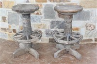 Bar Stools Made From Reclaimed Wood