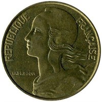 France 20 centimes, 1988
