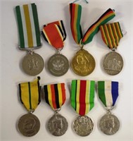 Eight various Commonwealth independence medals