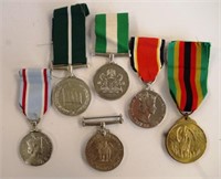 Six various Commonwealth independence medals