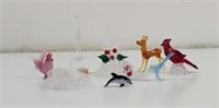 Blown glass Animals and ornaments