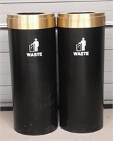 (AF) Commercial Waste Cans. (29.5" X 11.5").