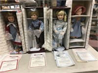 Lot of 4 Ashton-Drake galleries, collectable dolls