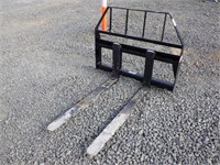 48" Kivel 3500LB Skid Steer Forks