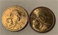 (2) D Sacagawea 1-2000 1-2001