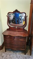 old dresser w/mirror