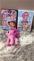 Brand New My Little Pony/ Dora DVD