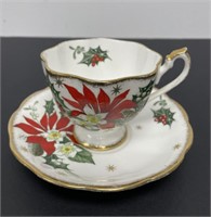 Queen Anne Fine Bone China, Teacup & Saucer,