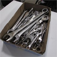 BOX OF ASST WRENCHES