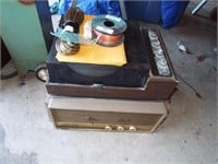 Vintage Record Player, Philco, Speaker Wire