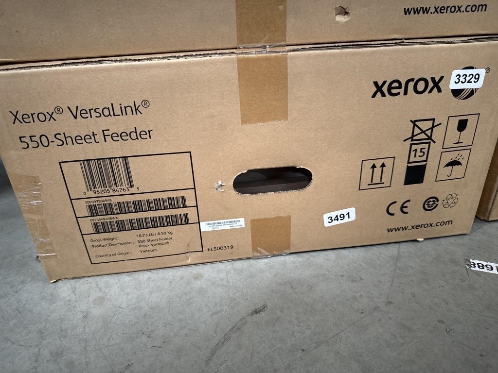 XEROX 550 SHEET FEEDER RETAIL $430