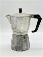 Retro Espresso Coffee Aluminum Stovetop Pot