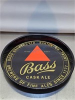 BASS CASK ALE TIN BAR TRAY 12"