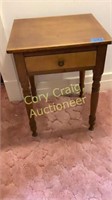 Small antique square table