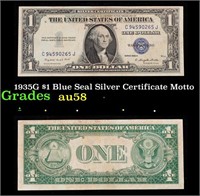 1935G $1 Blue Seal Silver Certificate Grades Choic