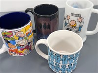 Batman, Iggy, Rugrats and Cathy Coffee Mugs