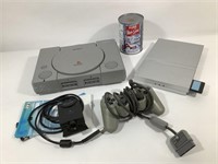 Console Playstation 1 et 2, accessoires, cables