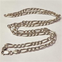 Silver 37.6G 30" Necklace