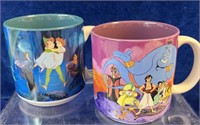Walt Disney Coffee Mug 2 Peter Pan Alladin