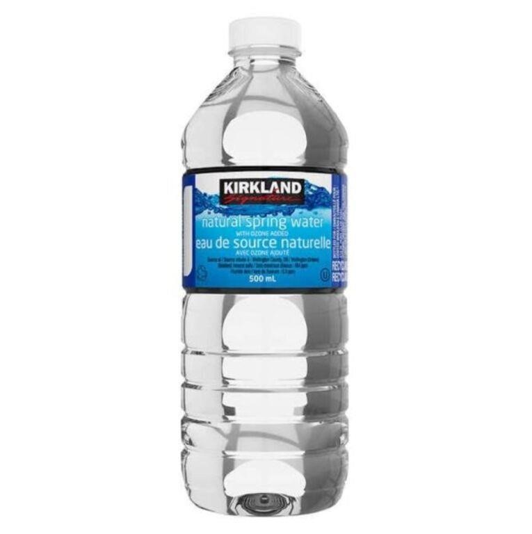 (2) 40-Pk 500 mL Kirkland Signature Natural Spring