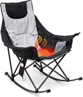SUNNYFEEL Heated Camping Chair  500LBS  Grey