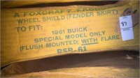 1961 Buick special models only fender skirt, BSP